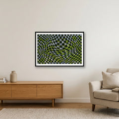 Suburban Mirage - Summer — 100×70cm, 39×28" Black Frame