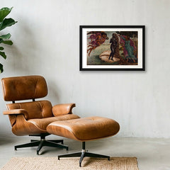Black Venus Rising  — 45×30cm, 18×12" Black Frame