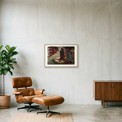 Black Venus Rising  — 60×40cm, 24×16" Oak Frame