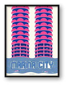Marina City  — framed