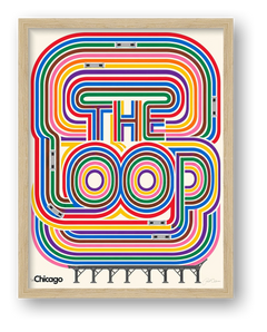 THE LOOP — framed