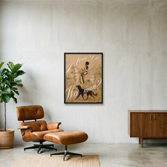 Ain’t I a Woman? — 60×80cm, 24×31" Black Frame