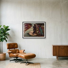 Black Venus Rising  — 100×70cm, 39×28" Black Frame